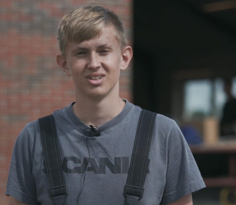 Benjamin fortæller om sit efterskoleår på Fjordvang Efterskole