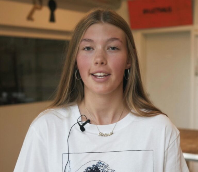 Victoria fortæller om ridning og livet på Fjordvang Efterskole